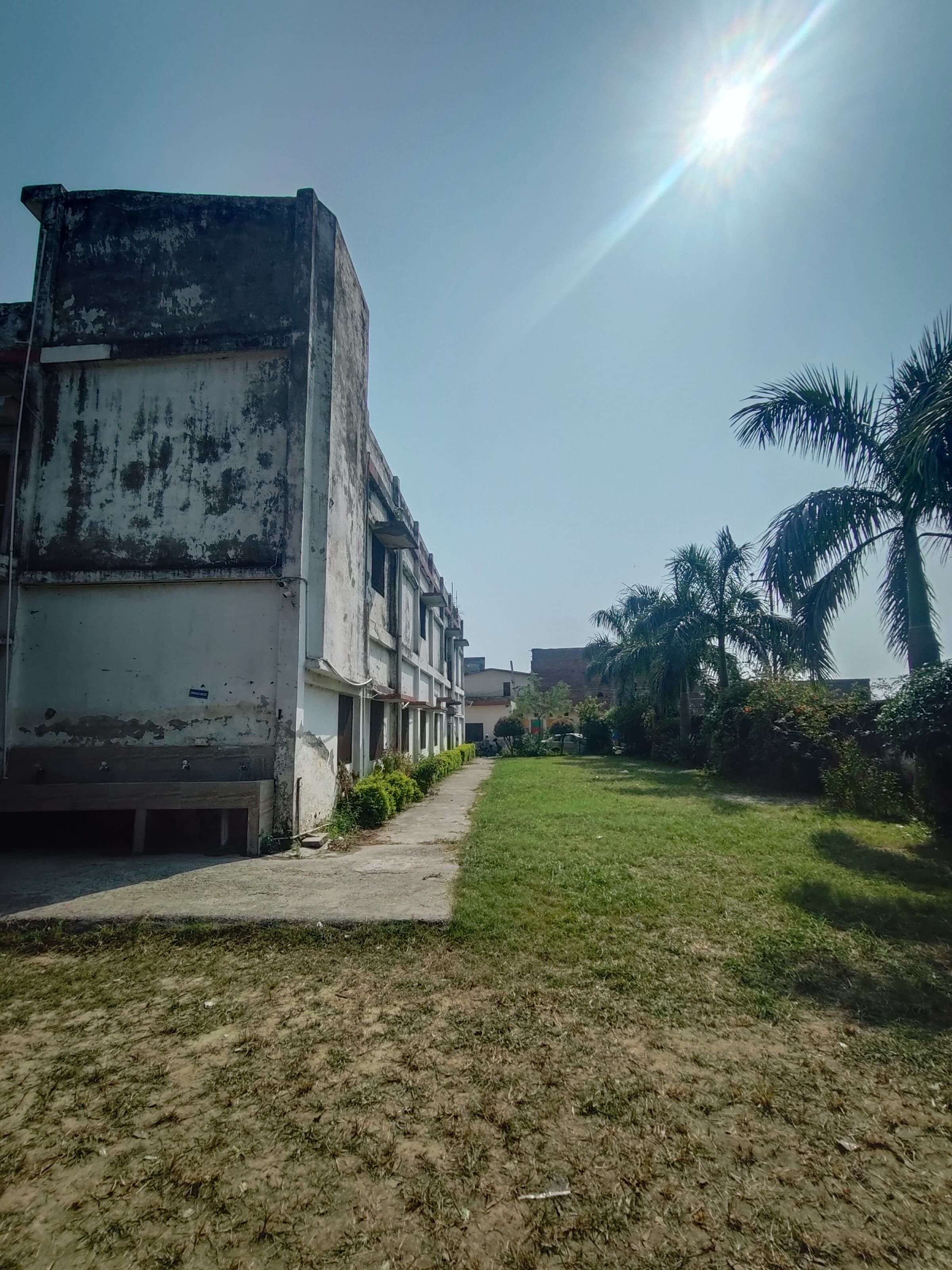 School building front view
